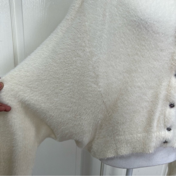 Free People FP One Wyatt Fuzzy Batwing Cardigan Sweater - Picture 8 of 16